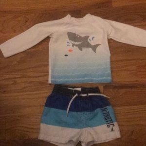 Baby boy two piece swimsuit